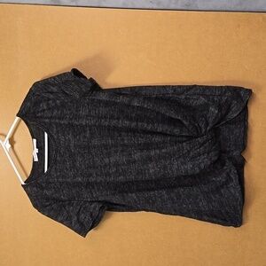 Pepper & Zoe Size L Charcoal Why Knot T-Shirt